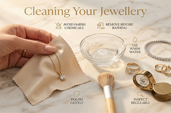 Cleaning jewellery tips